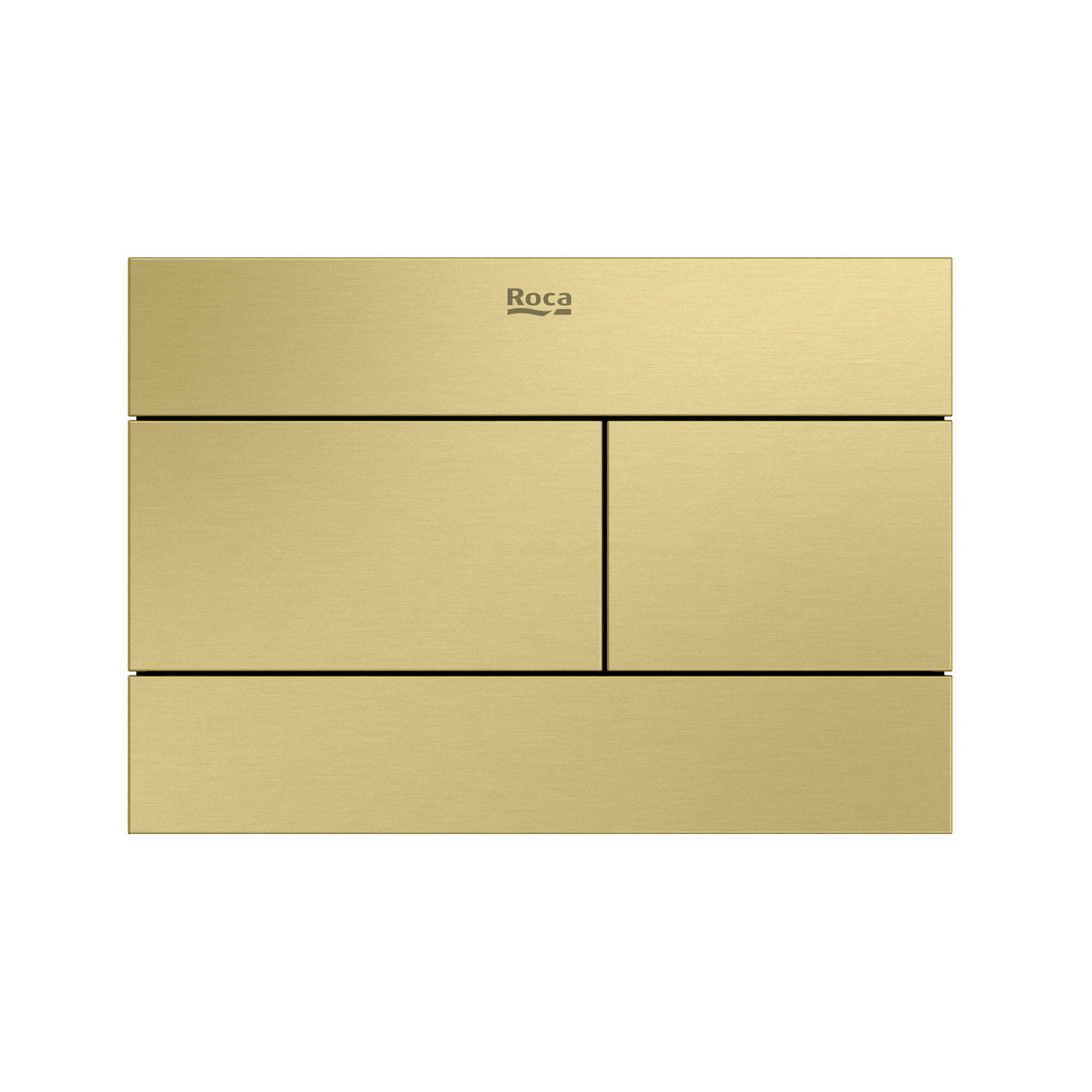 Roca Duplo S Flush Plate Ps2 Brushed Brass