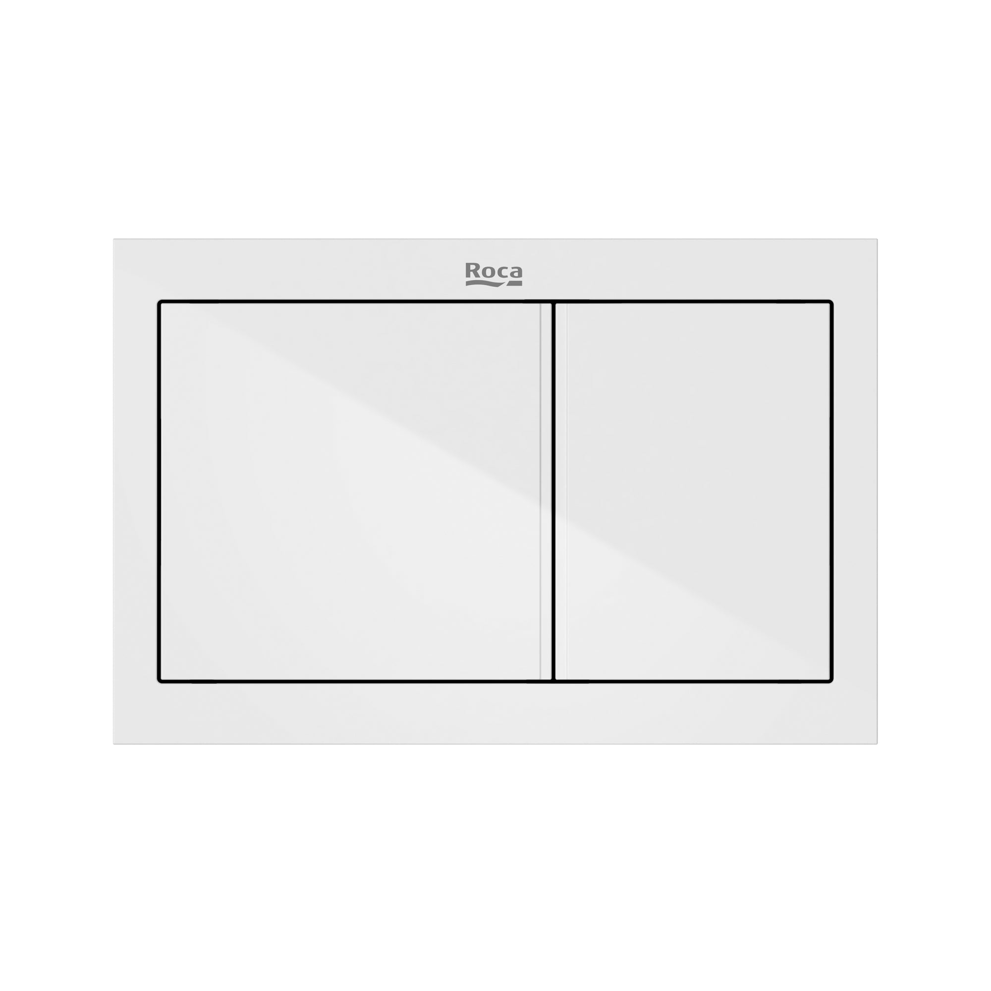 Roca Duplo S Toilet Flush Plate PS1 White