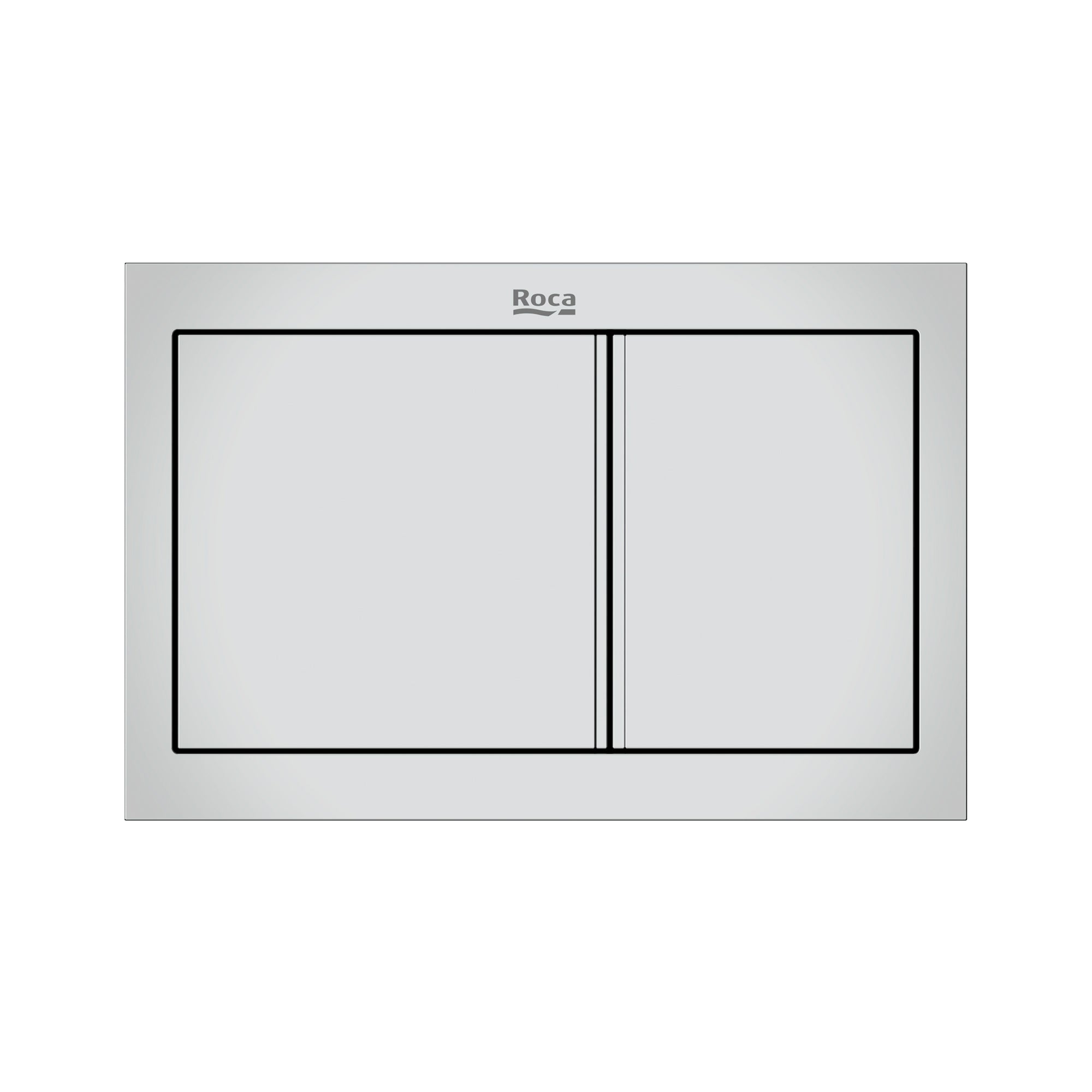 Roca Duplo S Flush Plate PS1 Chrome