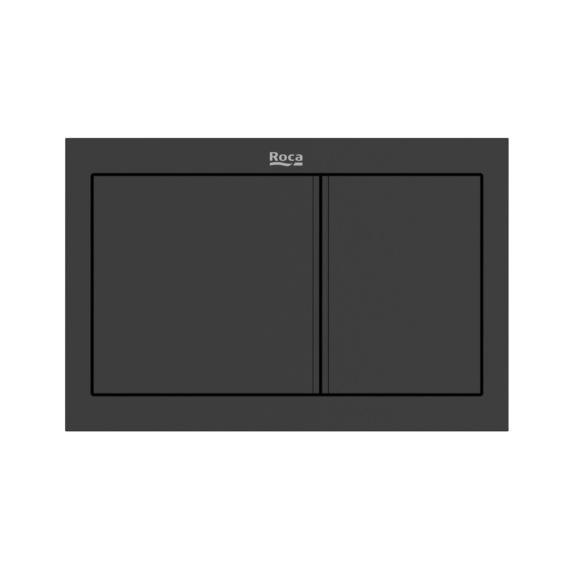Roca Duplo S Flush Plate Ps1 Matt Black