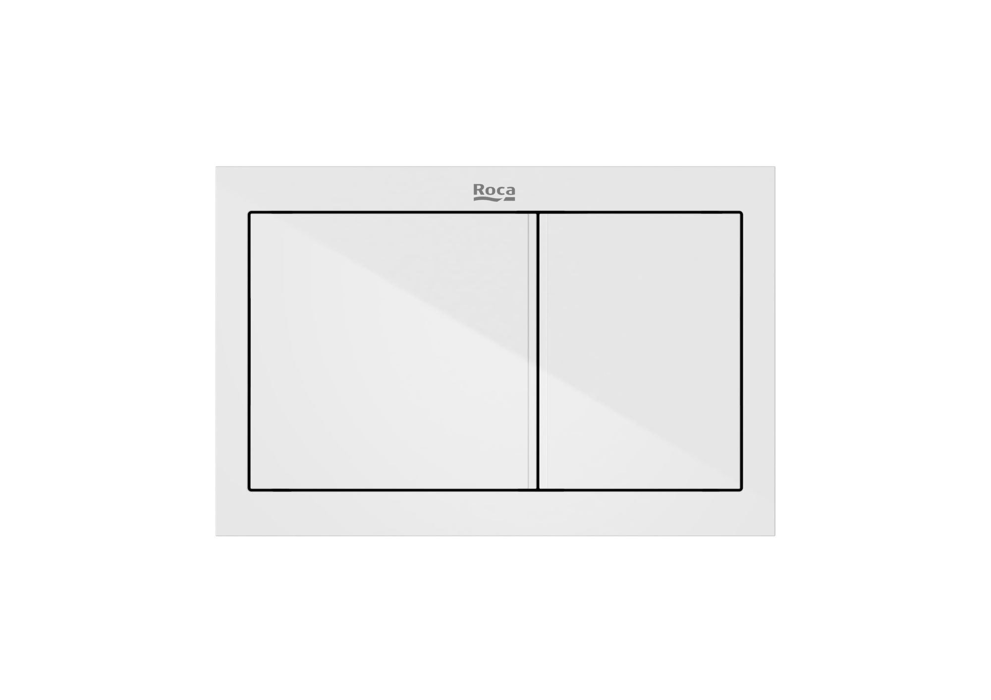 Roca Duplo S Flush Plate Ps1 Matt White