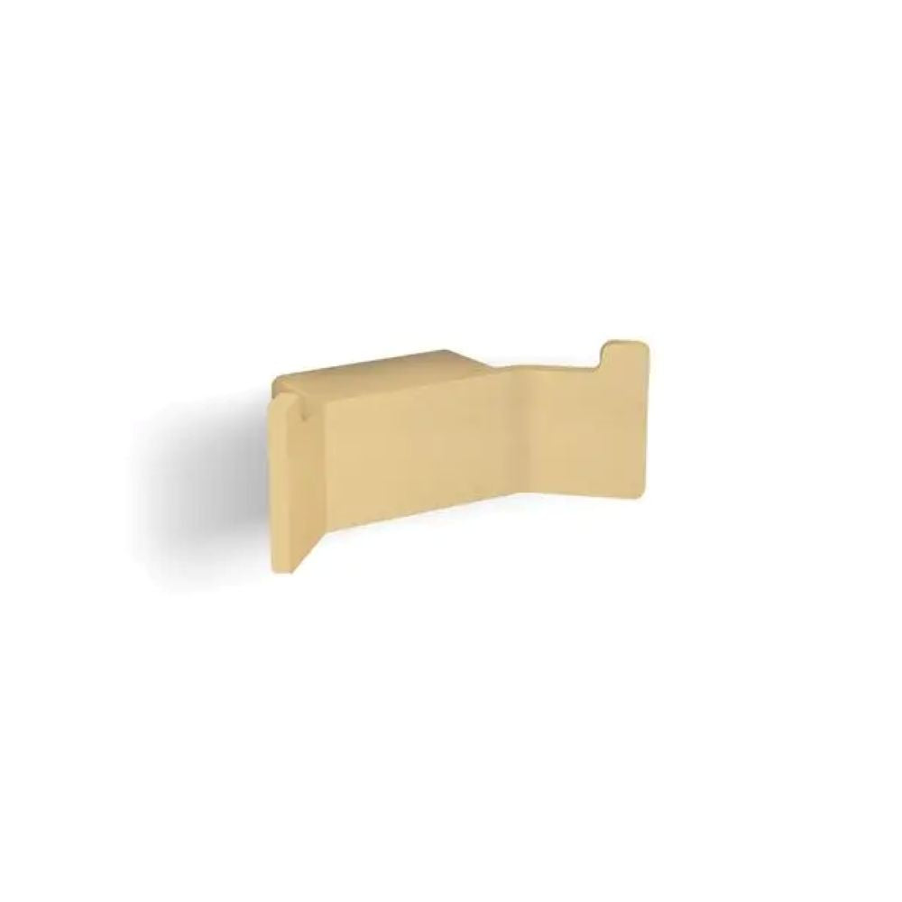 HiB Atto Brushed Brass Robe Hook