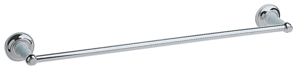 Heritage Clifton Single Towel Rail Chrome ACC06