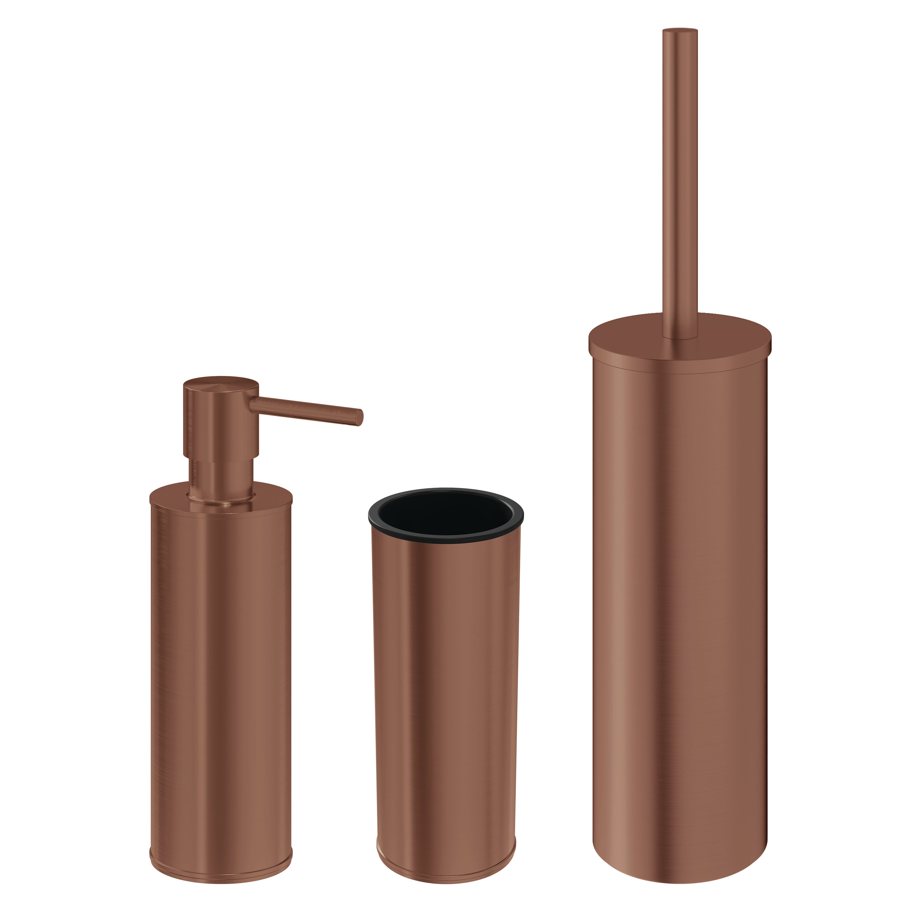 Crosswater MPRO Freestanding Accessory Set Brushed Bronze