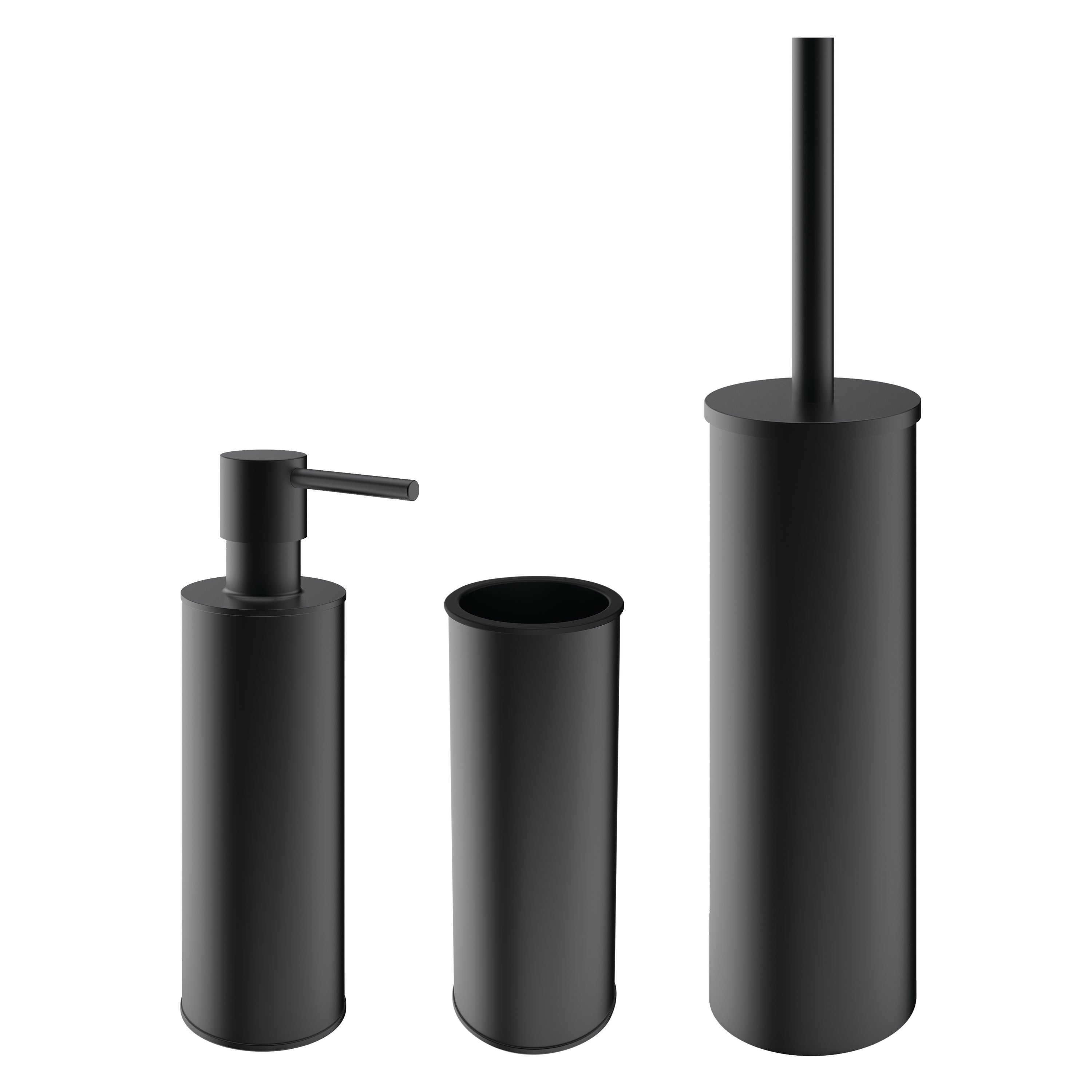 Crosswater MPRO Freestanding Accessory Set Matt Black