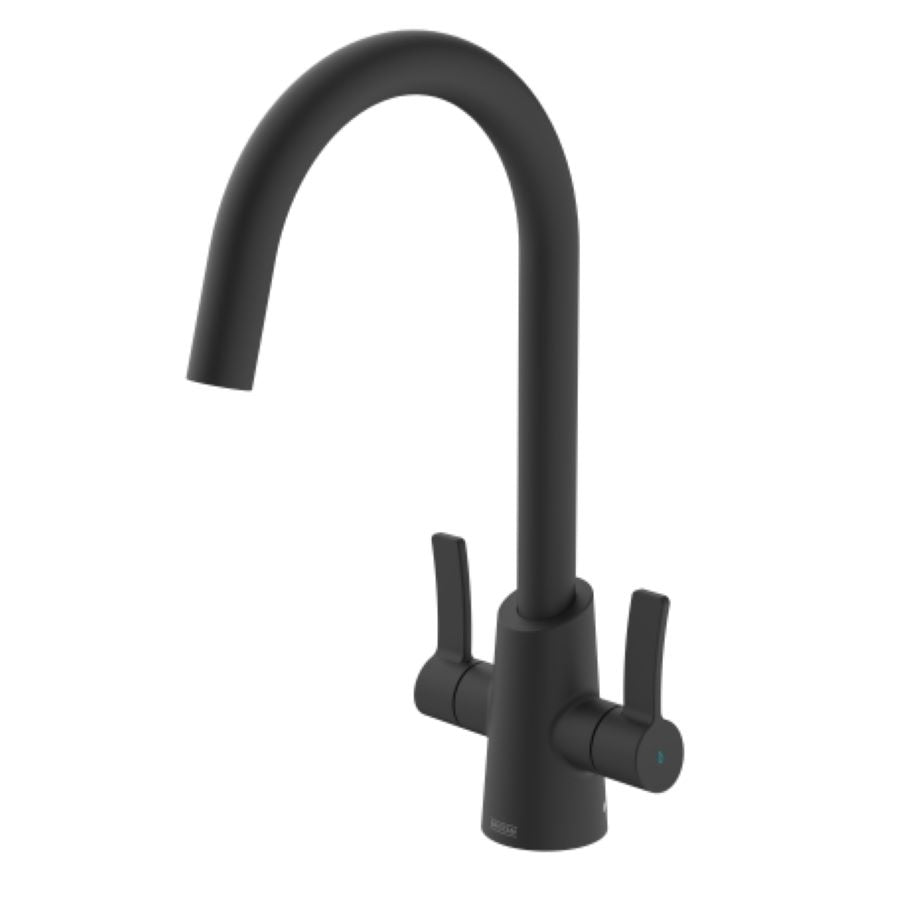 Bristan Acorn Easyfit Mono Sink Mixer Black ACR EFSNK BLK