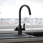 Bristan Acorn Easyfit Mono Sink Mixer Black ACR EFSNK BLK