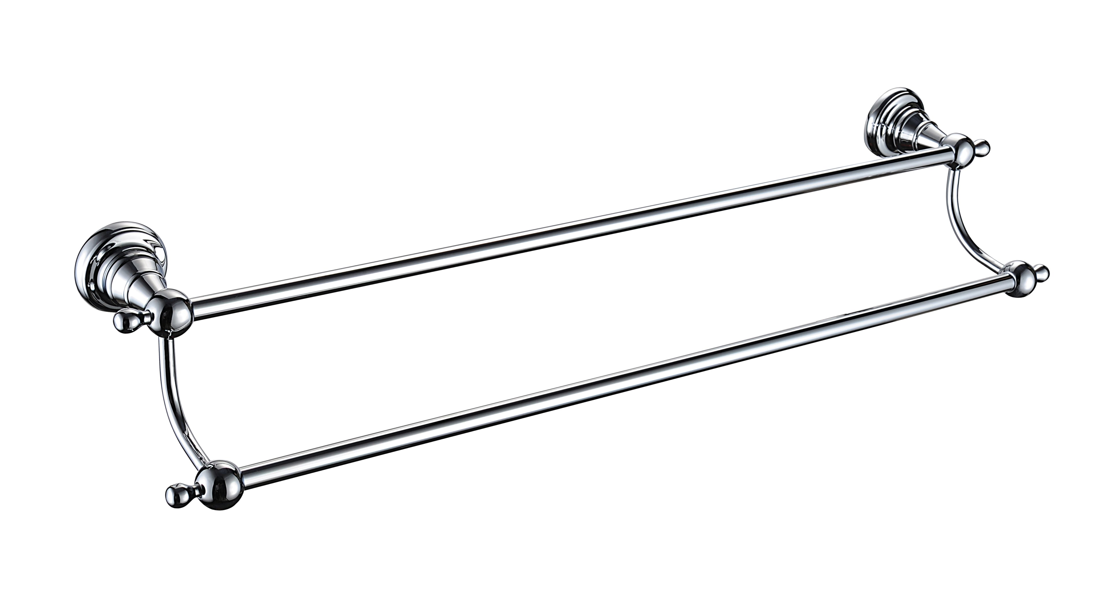 Heritage Holborn Double Towel Rail Chrome