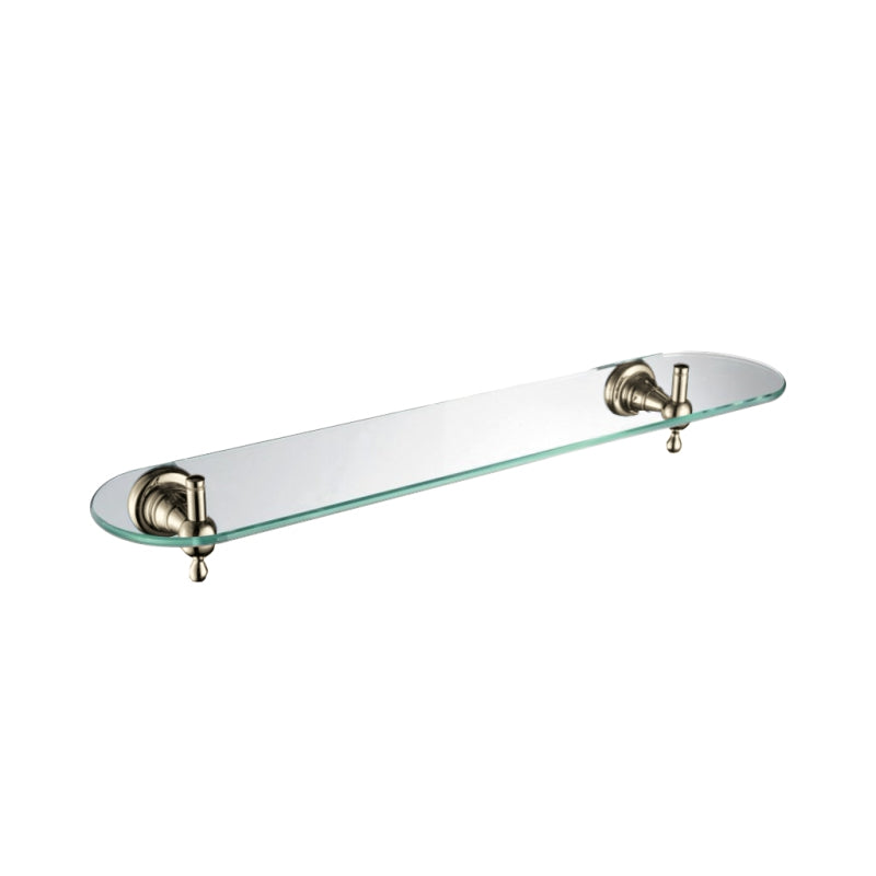 Heritage Glass Shelf Gold