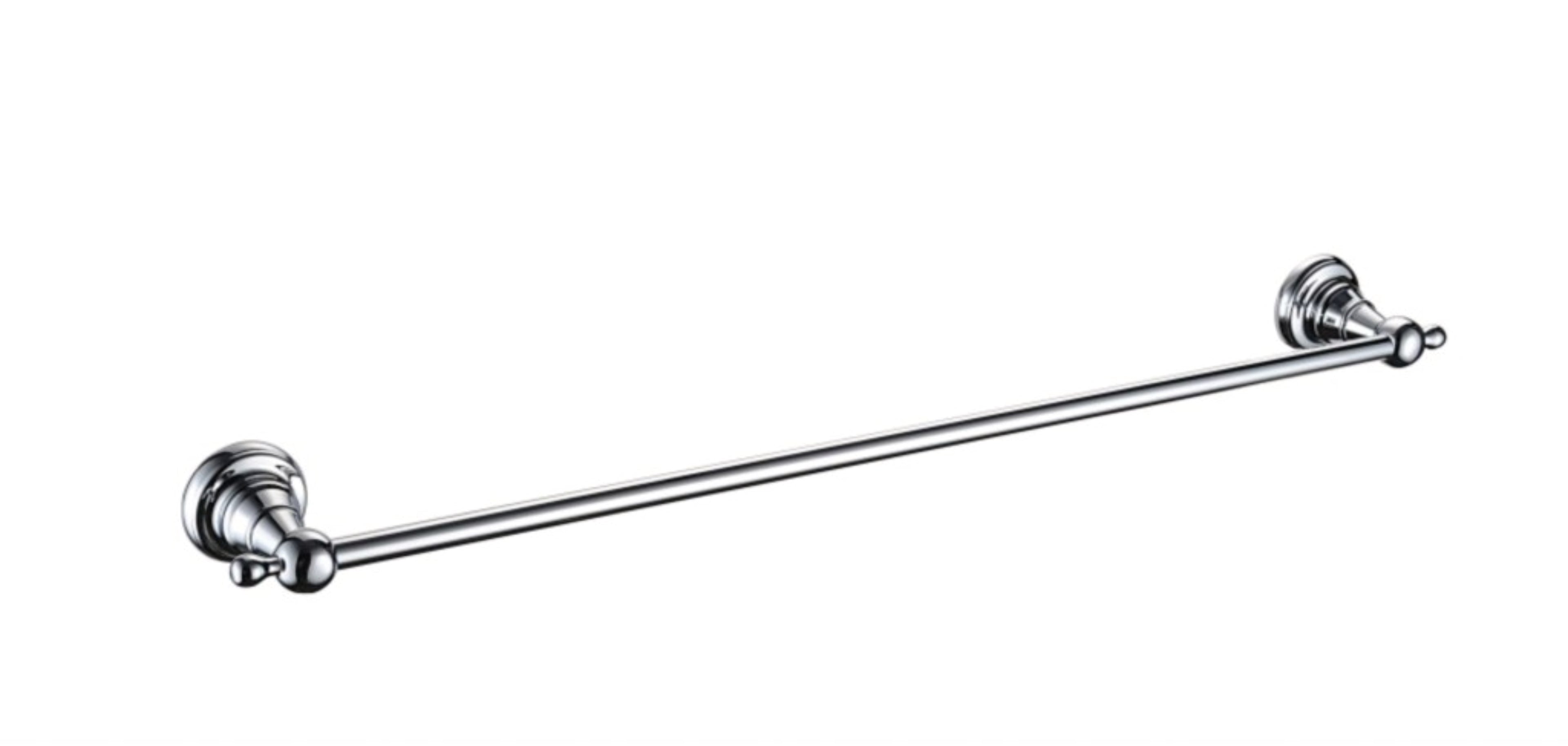 Heritage Holborn Single Towel Rail Chrome