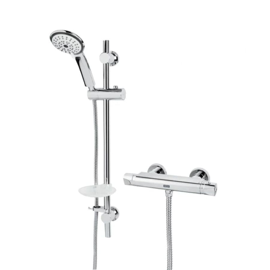 Bristan Artisan Thermostatic Bar Shower with Multi Function Handset Chrome AR2 SHXMTFF C..