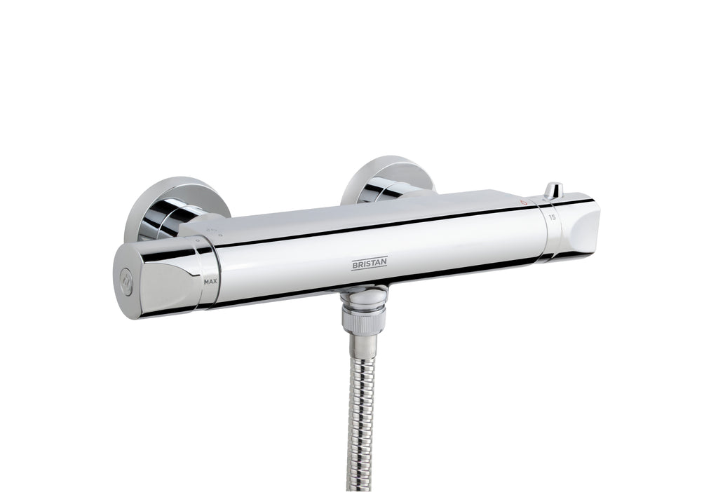 Bristan Artisan Thermostatic Bar Shower Valve And Fast Fit Connection Chrome AR2 SHXVOFF C..