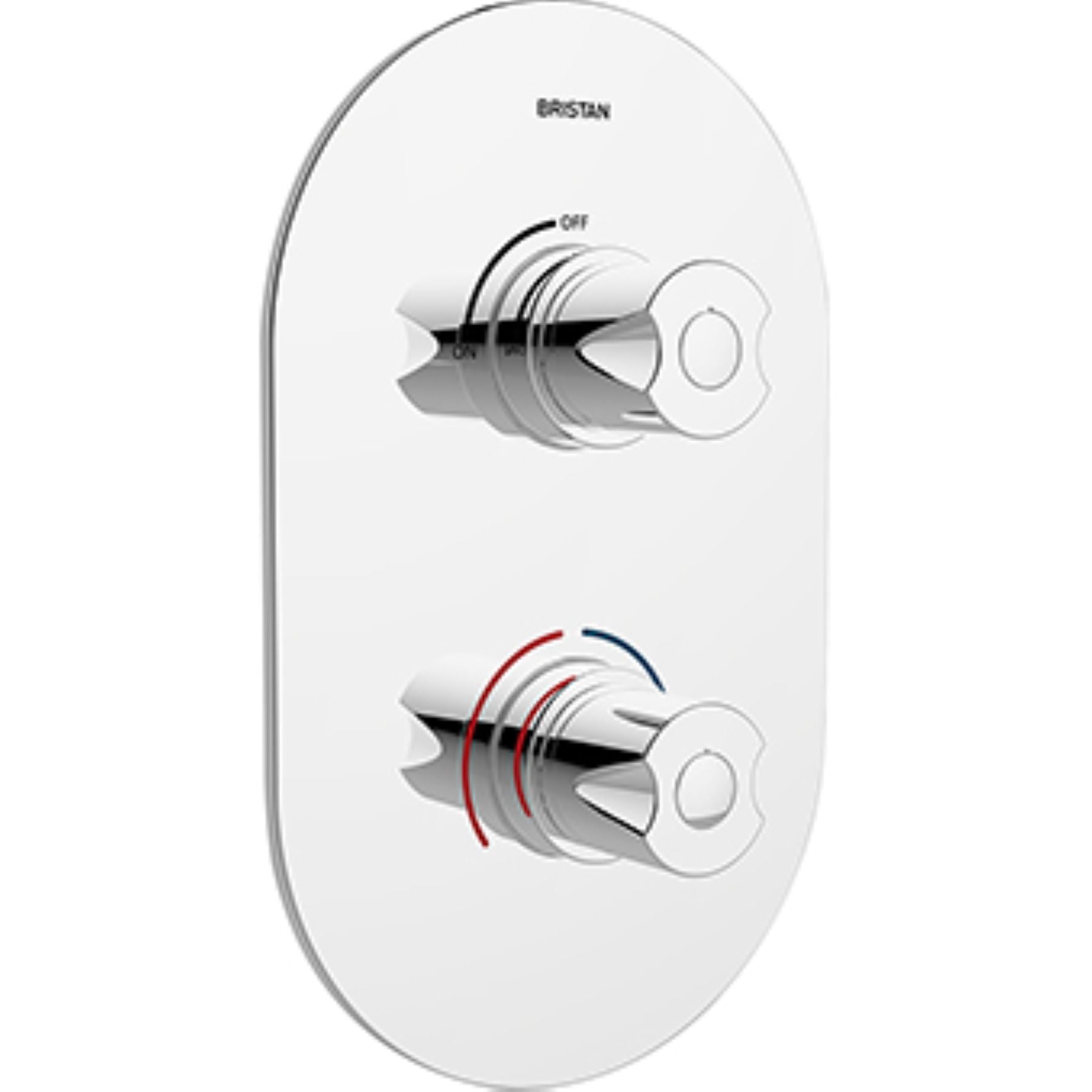 Bristan Artisan Recessed Thermostatic Shower Valve 165 x 265mm Chrome AR3 SHCVO C.