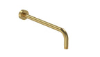 Bristan Round Wall Mounted Shower Arm Brushed Brass ARM CTRD02 BB