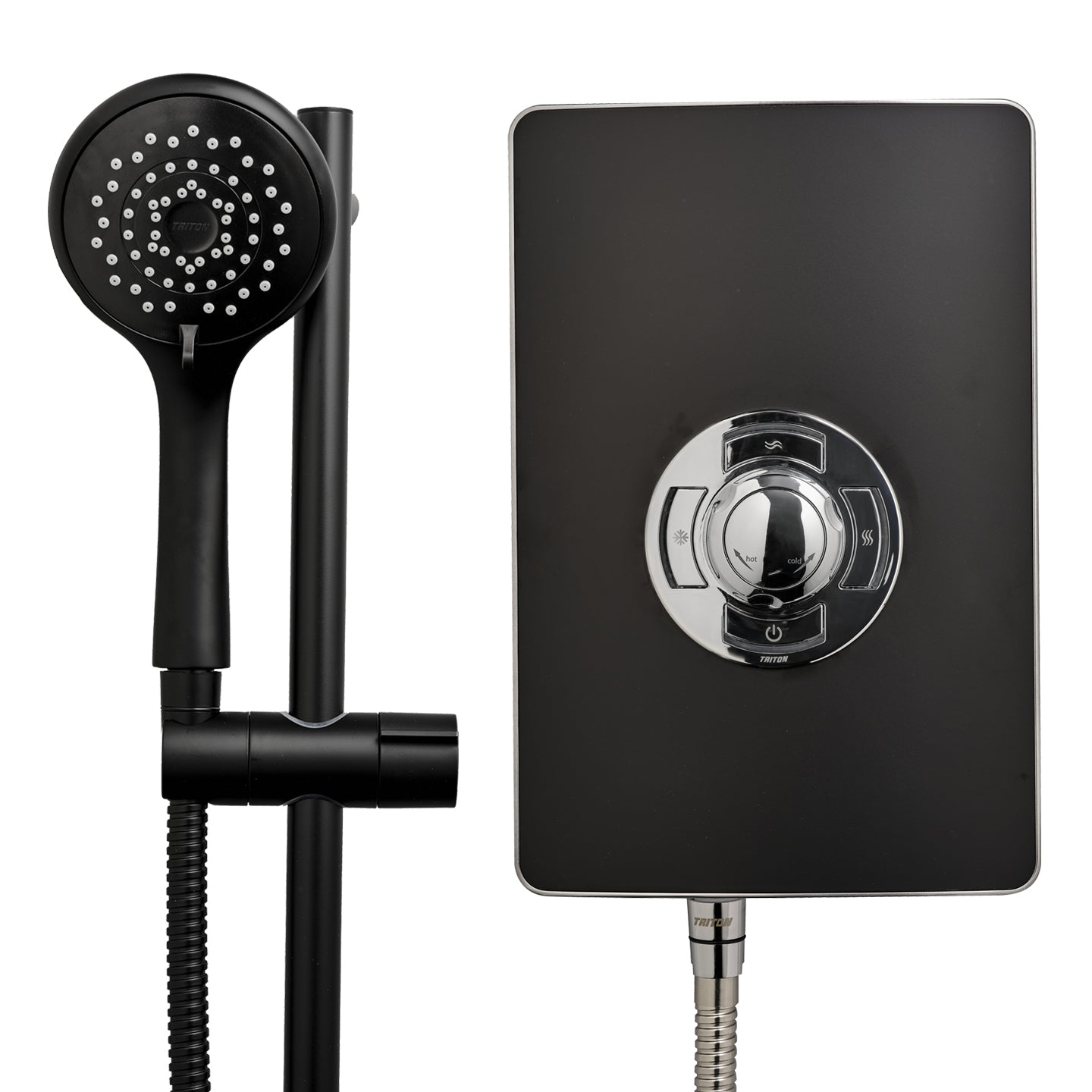 Triton Aspirante Electric Shower Matt Black 9.5kW