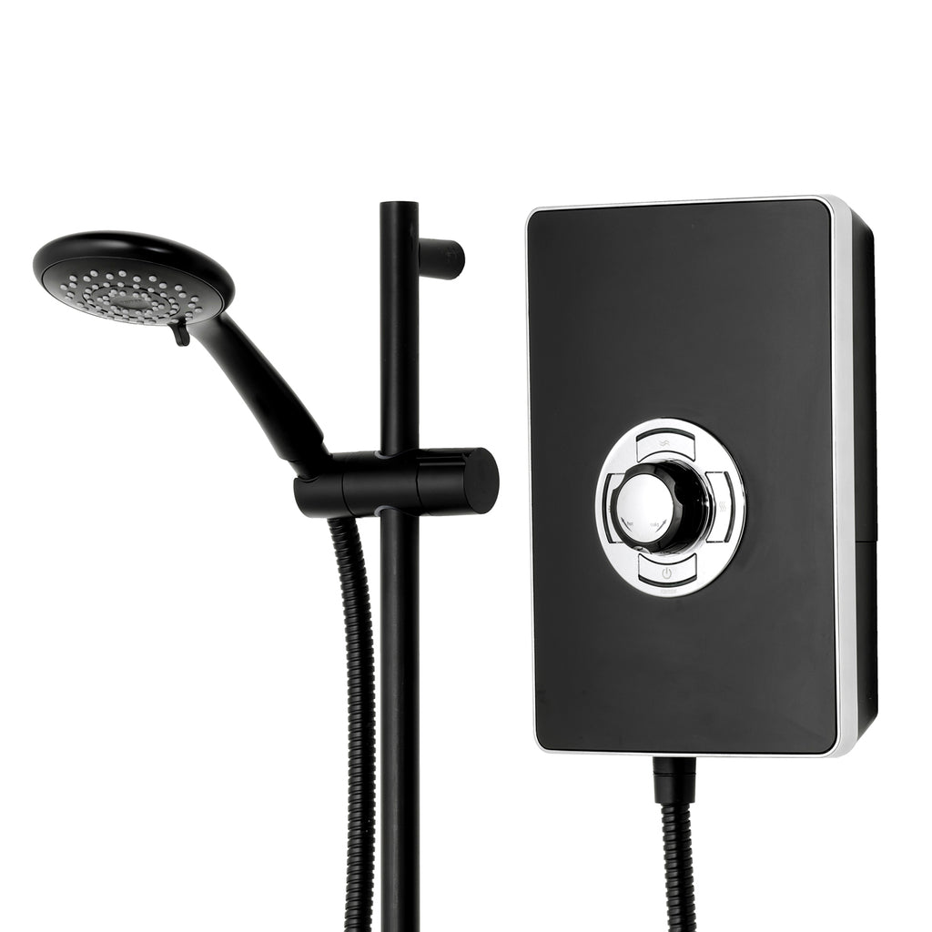 Triton Aspirante Electric Shower Matt Black 9.5kW
