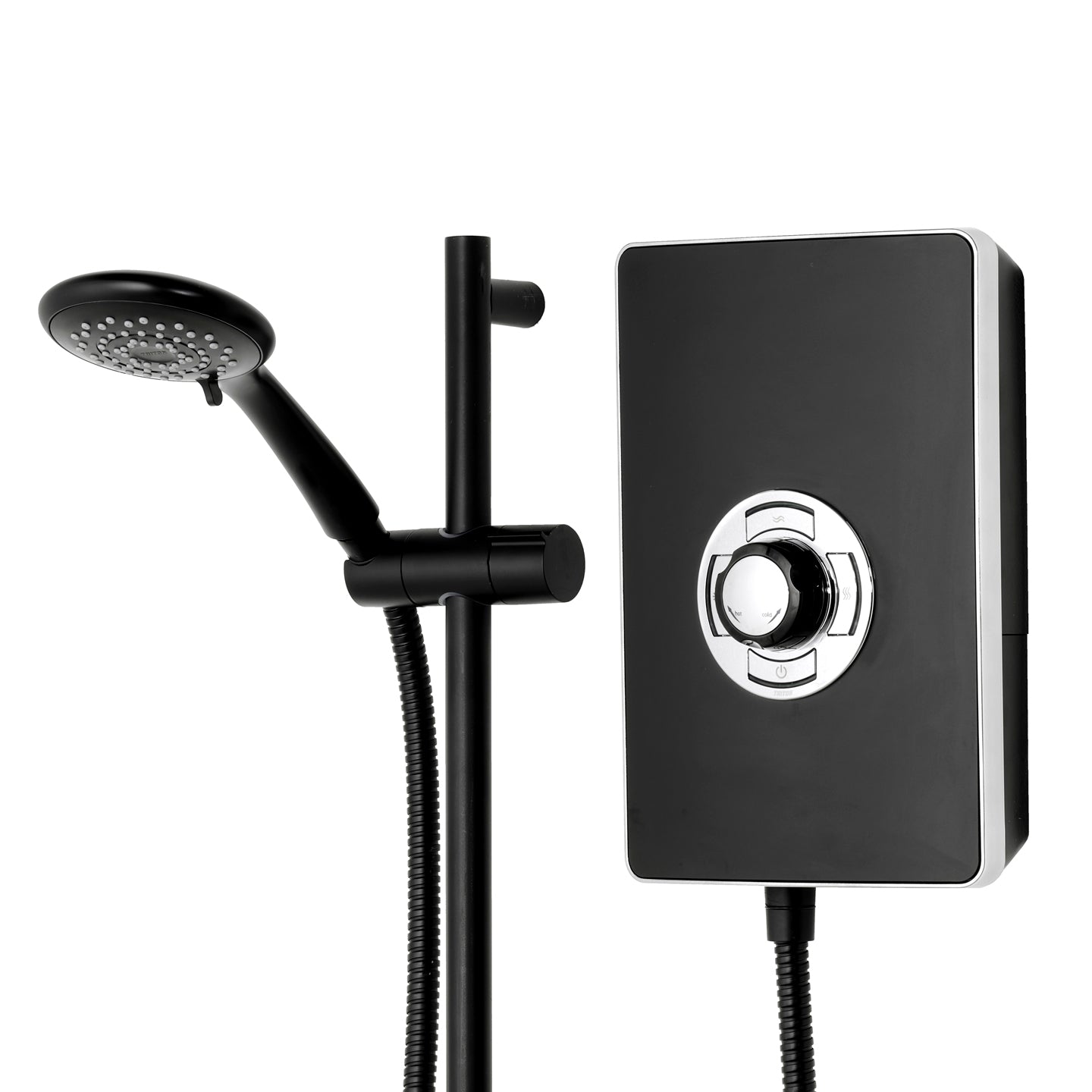 Triton Aspirante Electric Shower Matt Black 9.5kW