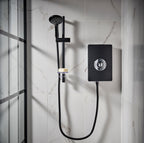 Triton Aspirante Electric Shower Matt Black 9.5kW