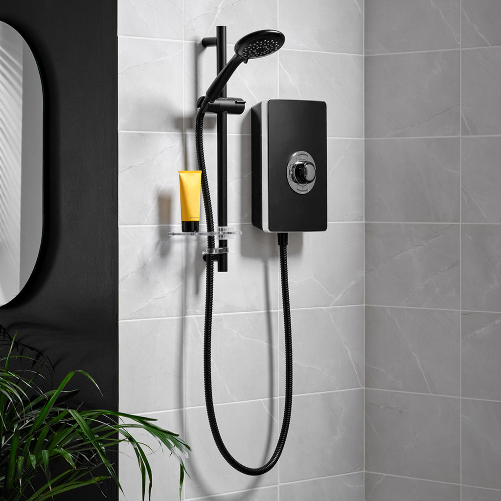 Triton Aspirante Electric Shower Matt Black 9.5kW