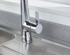 Bristan Axia Pairofessional Kitchen Sink Mixer Tap with pull-down hose and Eco Start Chrome AX PROSNK C