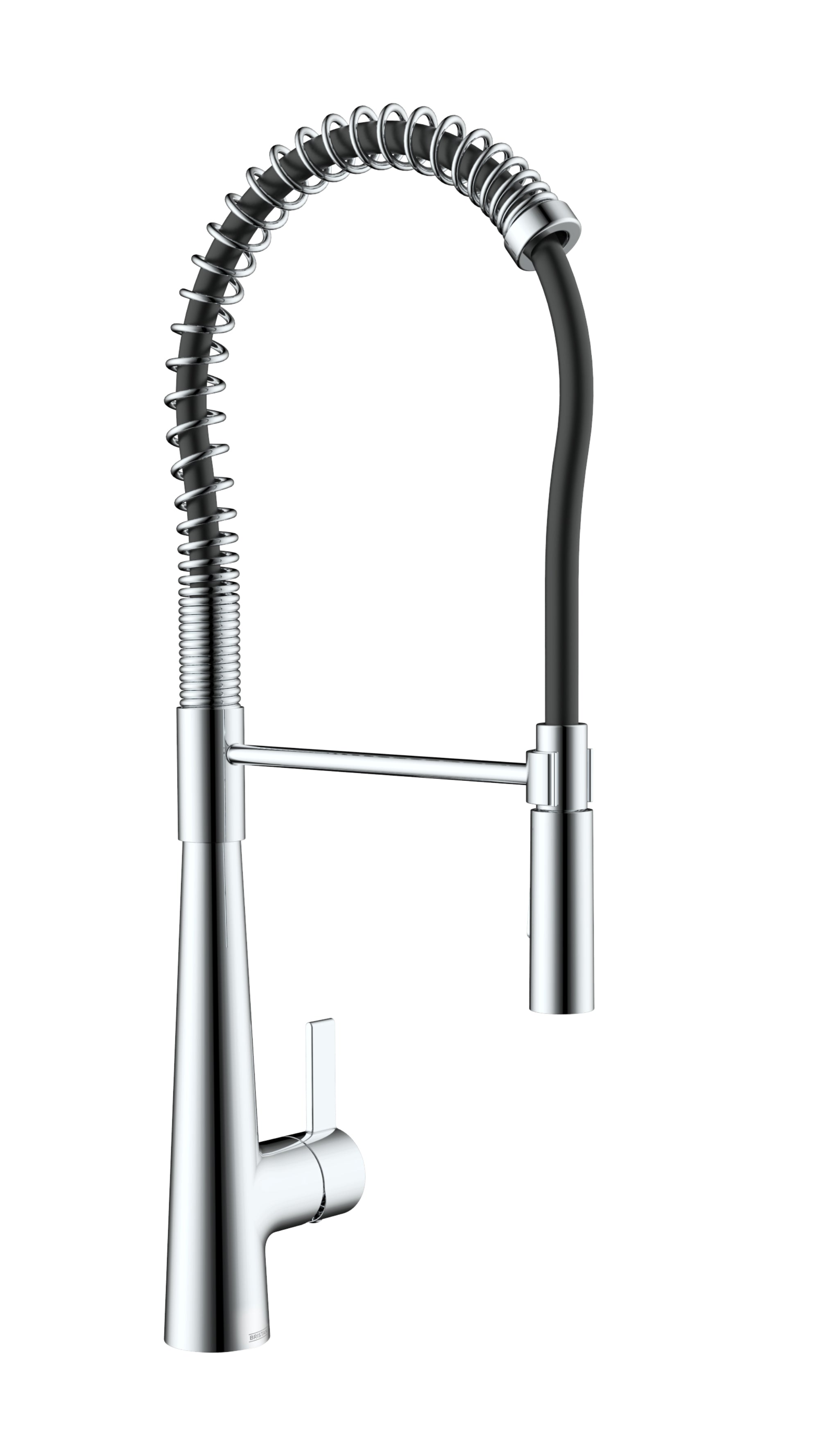 Bristan Axia Pairofessional Kitchen Sink Mixer Tap with pull-down hose and Eco Start Chrome AX PROSNK C