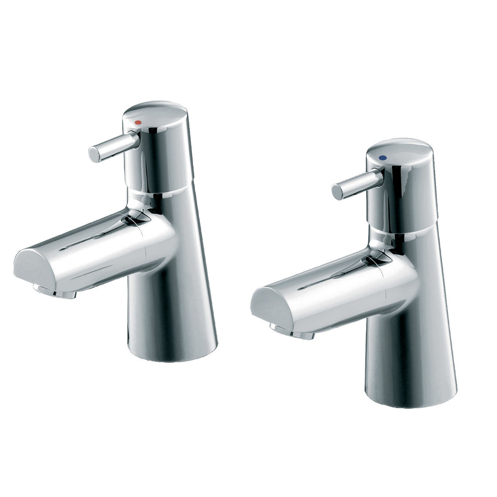 Ideal Standard Cone Basin Pillar Taps Chrome