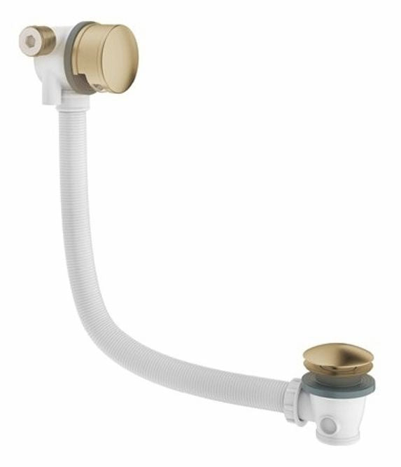 Crosswater MPRO Bath Filler Click Clack Waste Brushed Brass