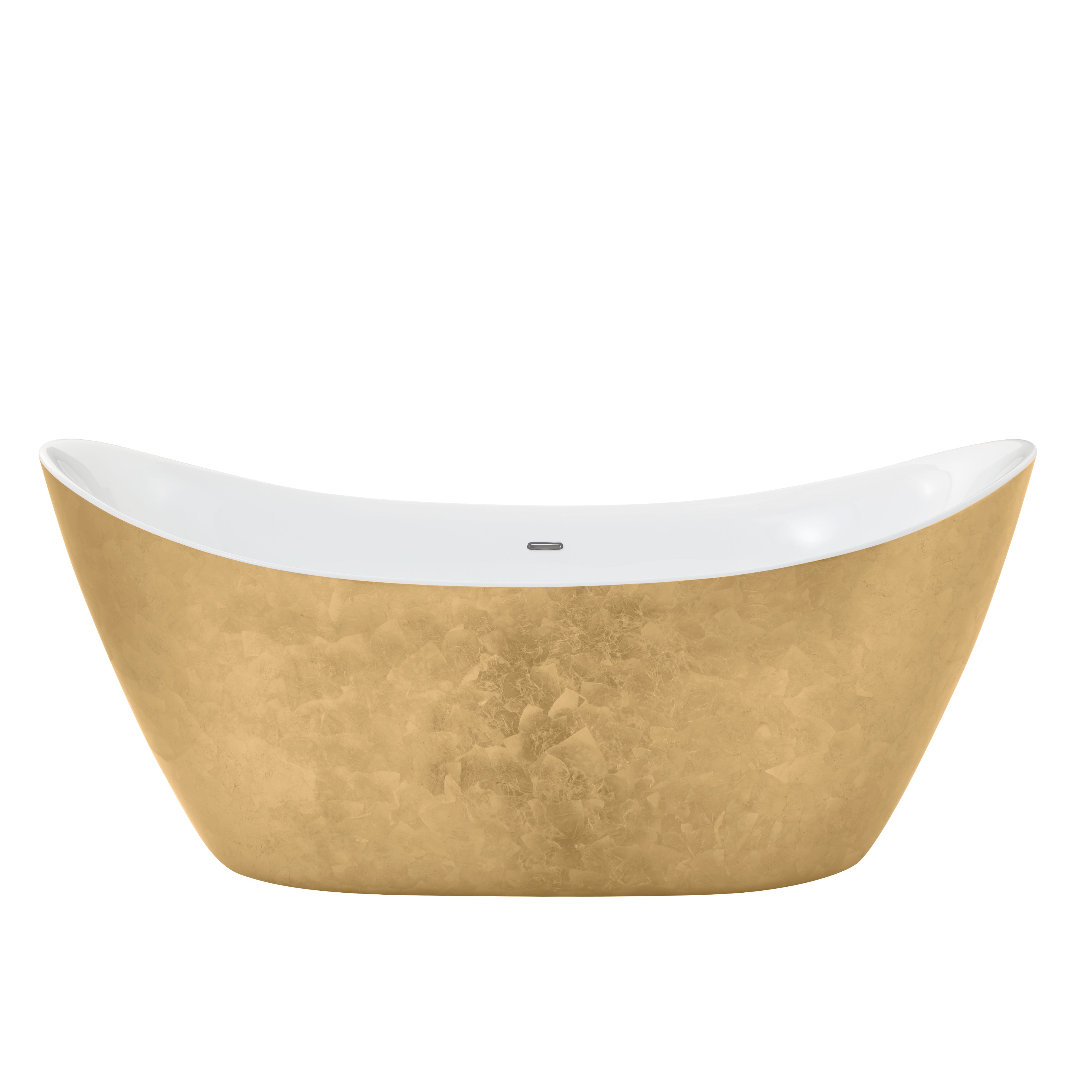 Heritage Hylton Freestanding Acrylic Bath Gold Effect