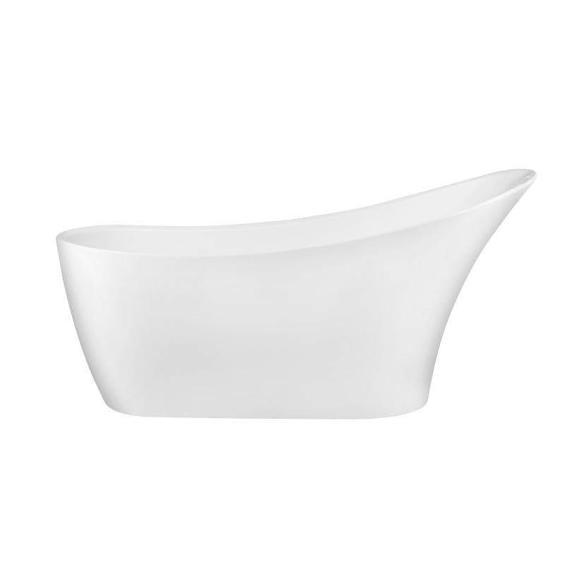Heritage Lydford Freestanding 1600(L) x 725(W) x (800mm at the highest, 620mm at the lowest)mm Slipper Bath