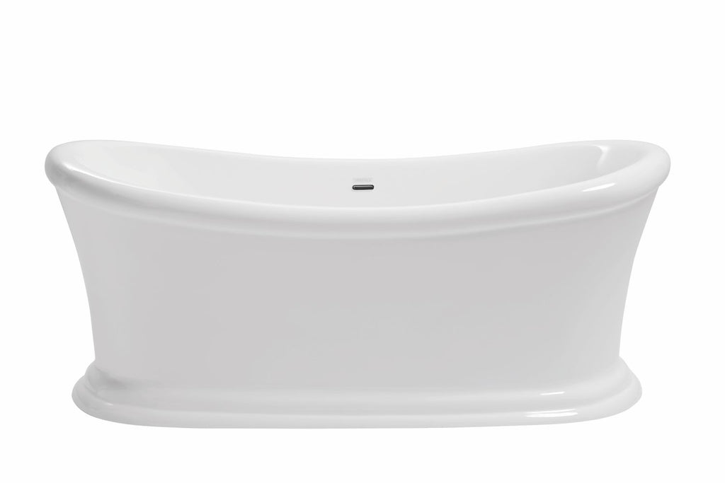 Heritage Orford Freestanding Acrylic Double Ended Slipper Bath White