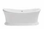 Heritage Orford Freestanding Acrylic Double Ended Slipper Bath White