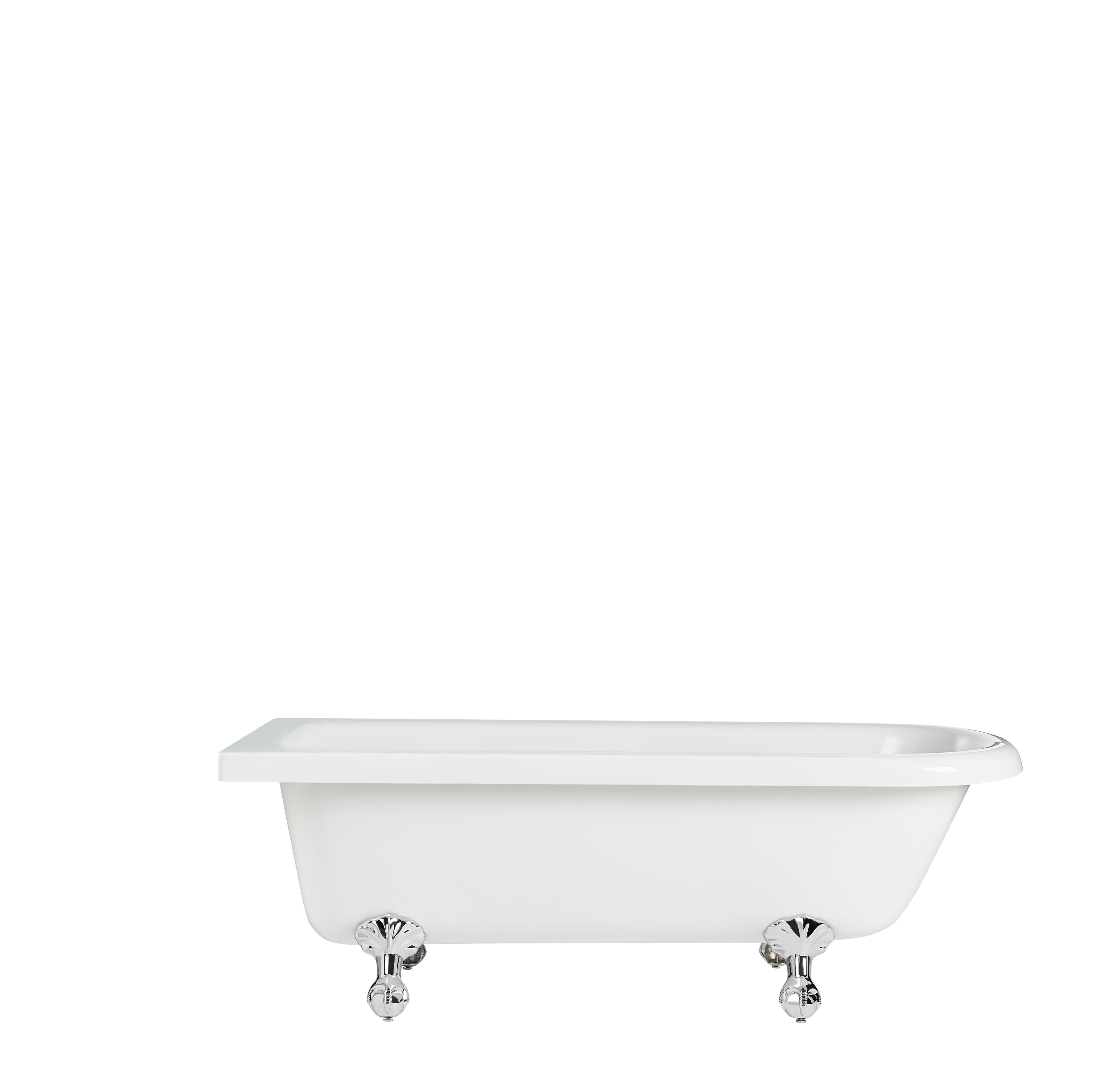 Heritage Tilbury Corner Freestanding Acrylic Bath LH