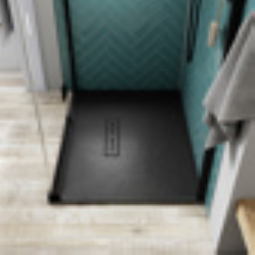 Kudos Showers Connect2 1500 x 700mm Tray & Waste Slate Grey