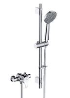 Bristan Capri3 Thermostatic Single Sequential Exposed Shower Valve with Riser Kit Chrome CAP3 SHXAR C.