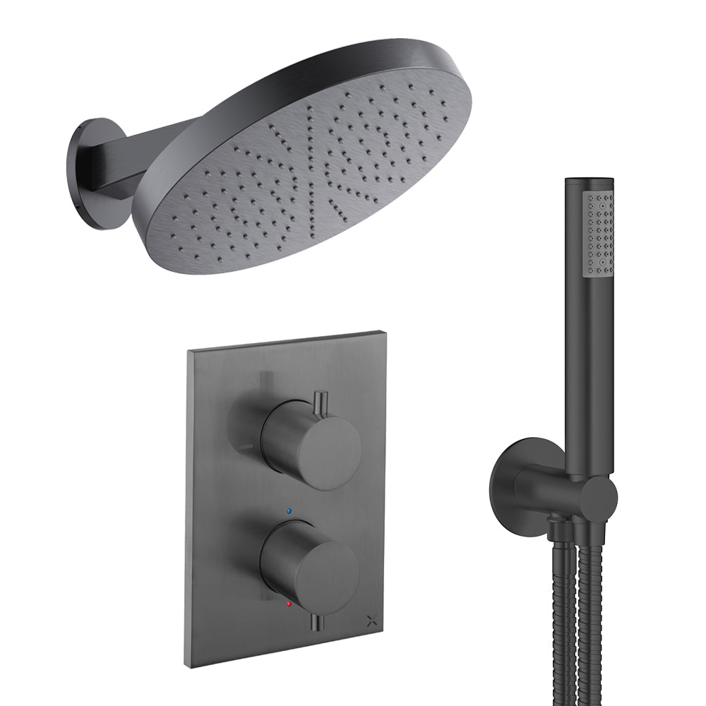 Crosswater Crossbox Shower Set 8 Slate (Excluding Crossbox)
