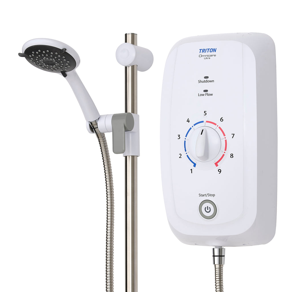 Triton Omincare Ultra 9.8kW Electric Shower White