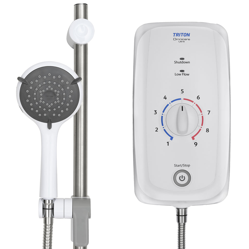 Triton Omincare Ultra 9.8kW Electric Shower White