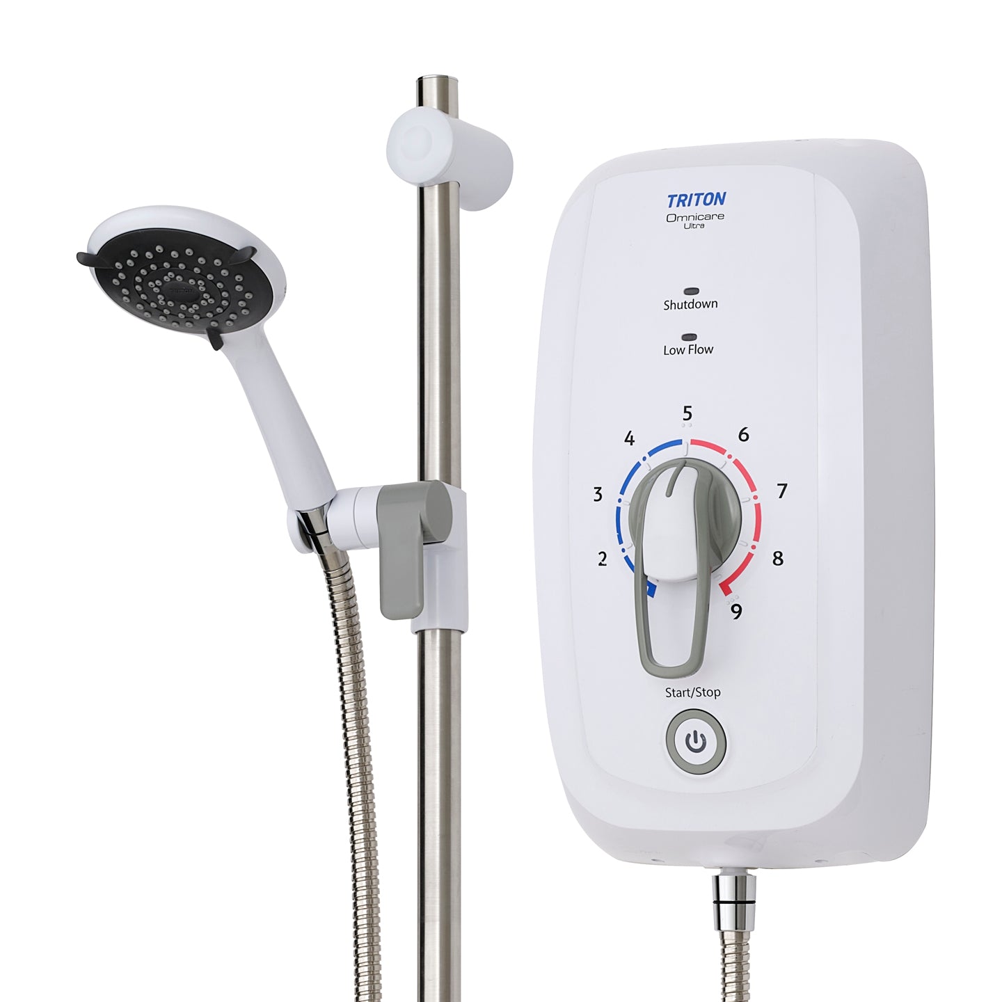 Triton Omnicare Ultra Plus Thermostatic Shower With Extended Kit 9.8kW