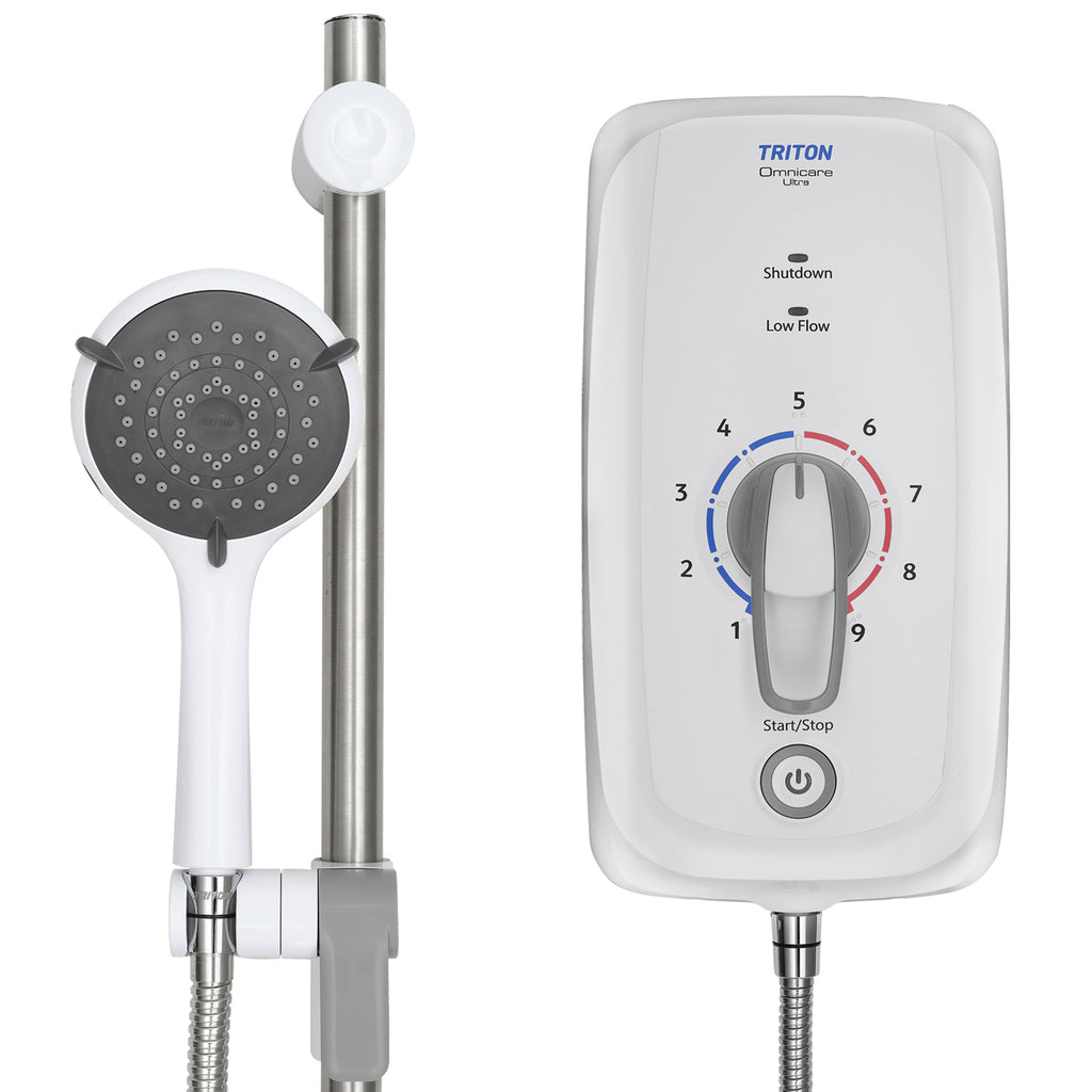 Triton Omnicare Ultra Plus Thermostatic Shower With Extended Kit 9.8kW
