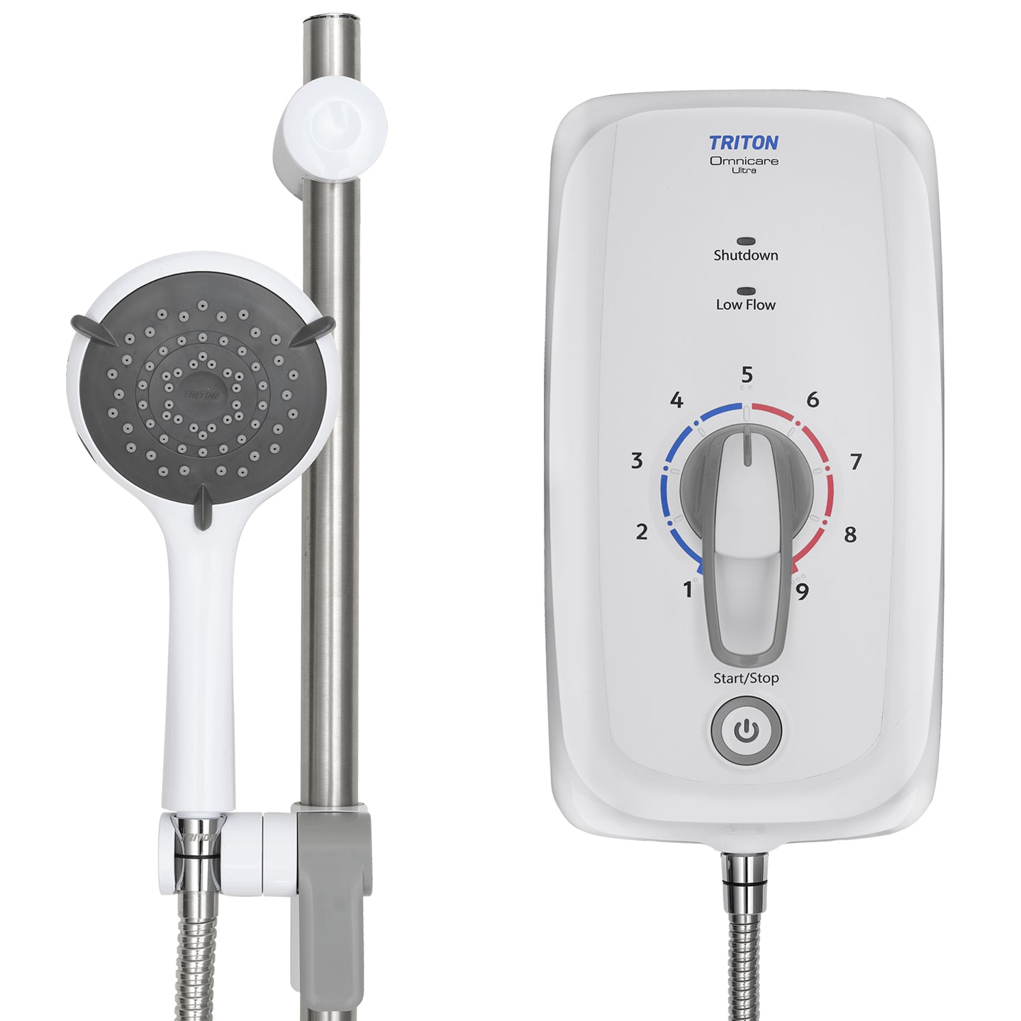 Triton Omnicare Ultra+ 8.7kW Electric Shower with Extended Kit