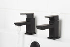 Bristan Cobalt Bath Pillar Taps Black COB 3/4 BLK