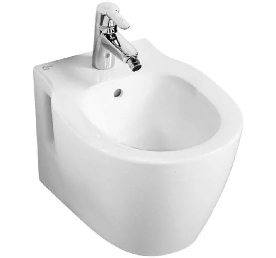 Ideal Standard Concept Space White Compact Wall Hung Bidet