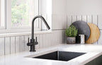 Bristan Cashew Easyfit Monobloc Kitchen Sink Mixer Tap, () Black CSH EFSNK BLK