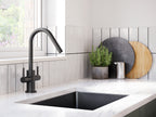 Bristan Cashew Easyfit Monobloc Kitchen Sink Mixer Tap, () Black CSH EFSNK BLK