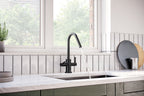Bristan Cashew Easyfit Monobloc Kitchen Sink Mixer Tap, () Black CSH EFSNK BLK