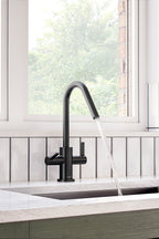 Bristan Cashew Easyfit Monobloc Kitchen Sink Mixer Tap, () Black CSH EFSNK BLK
