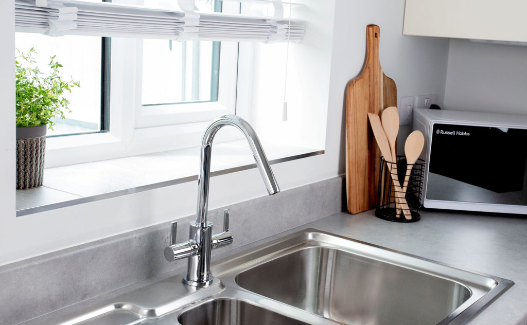 Bristan Cashew Easyfit Monobloc Kitchen Sink Mixer Tap, Chrome CSH EFSNK C