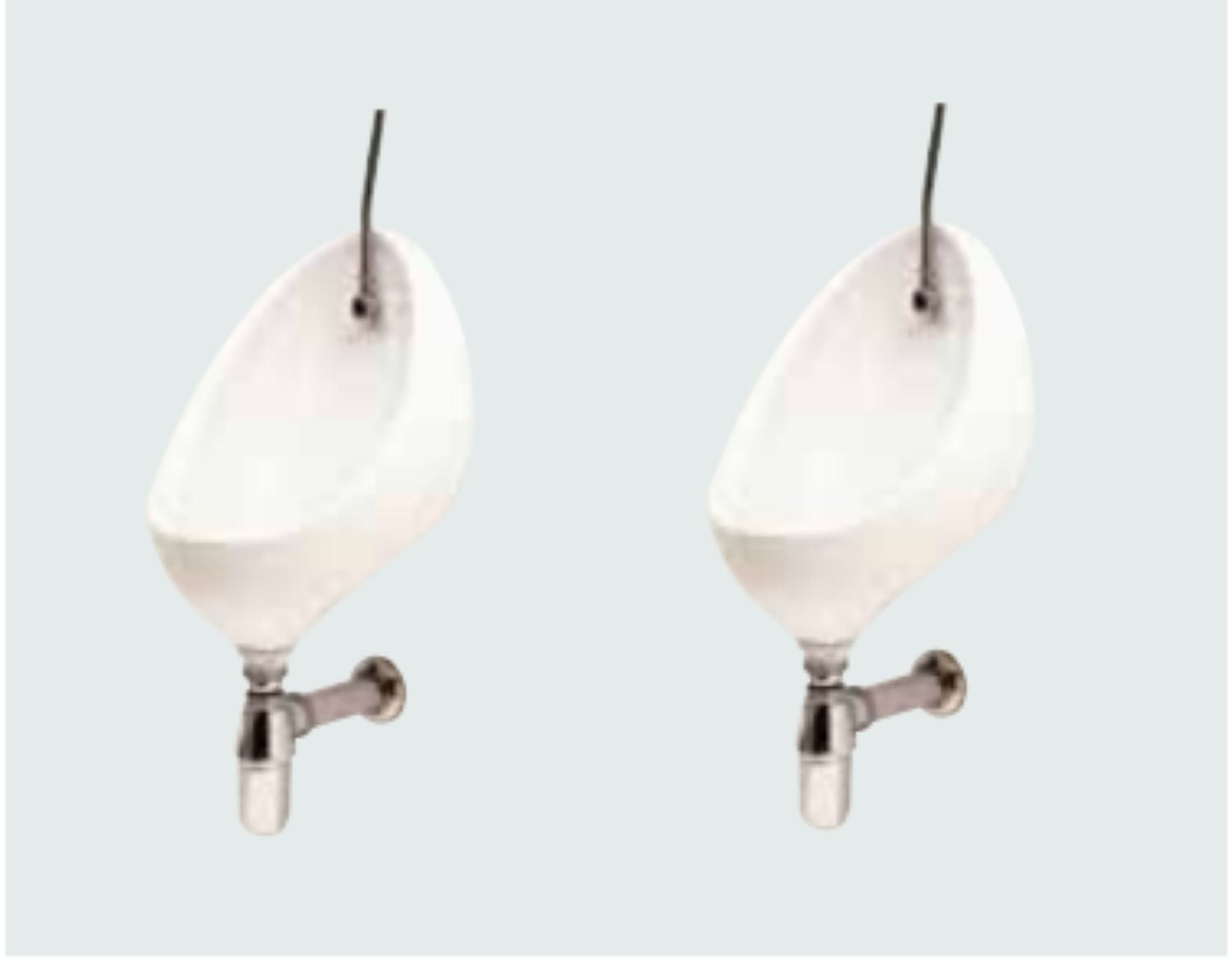 Twyford Clifton Range Of 2 Urinals Pack White