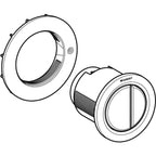Geberit Pneumatic Dual Flush Button - Gloss Chrome 116.050.21.1