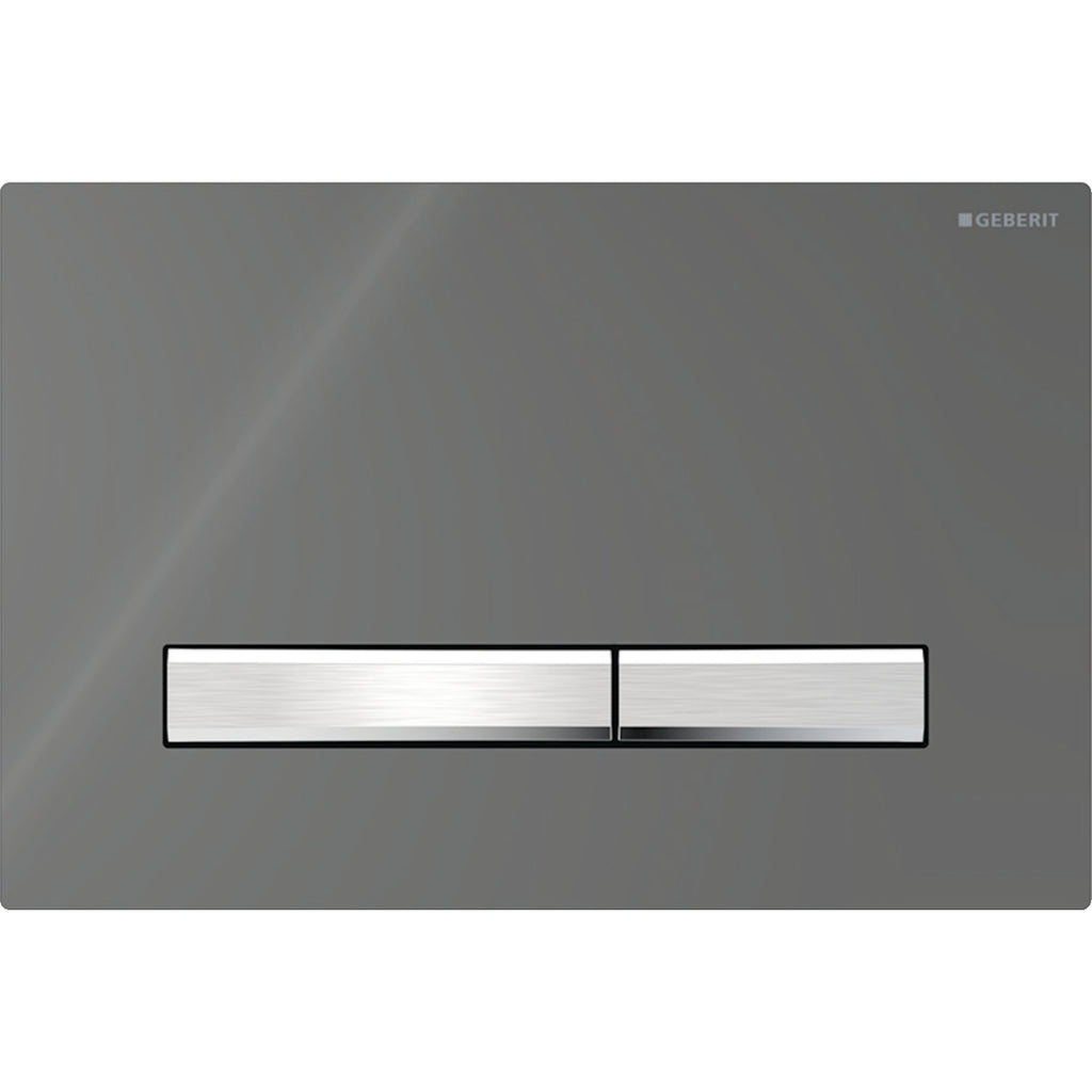 Geberit Sigma50 Dual Flush Plate - Chrome / Lava 115.788.JK.2